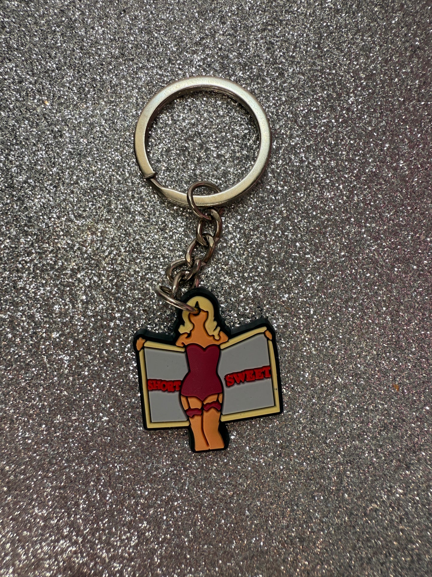 Sabrina Carpenter Short n Sweet SHOE CHARMS & KEYRINGS - MANCHILD mans bestfriend - `Juno 'have you ever tried this one'
