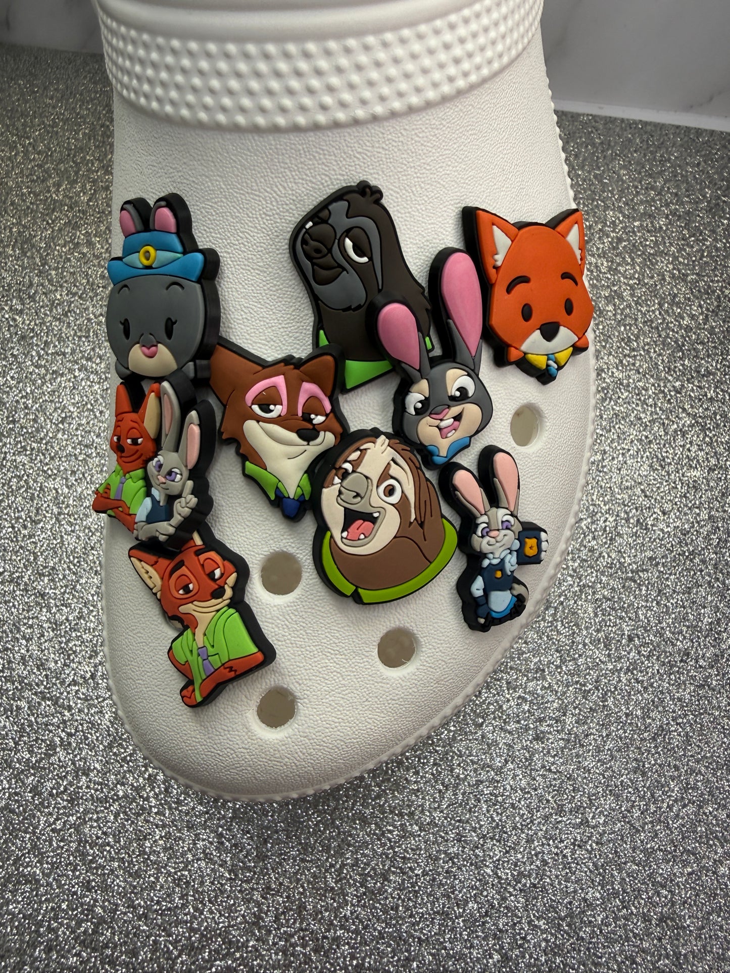 Zootrop shoe charm collection