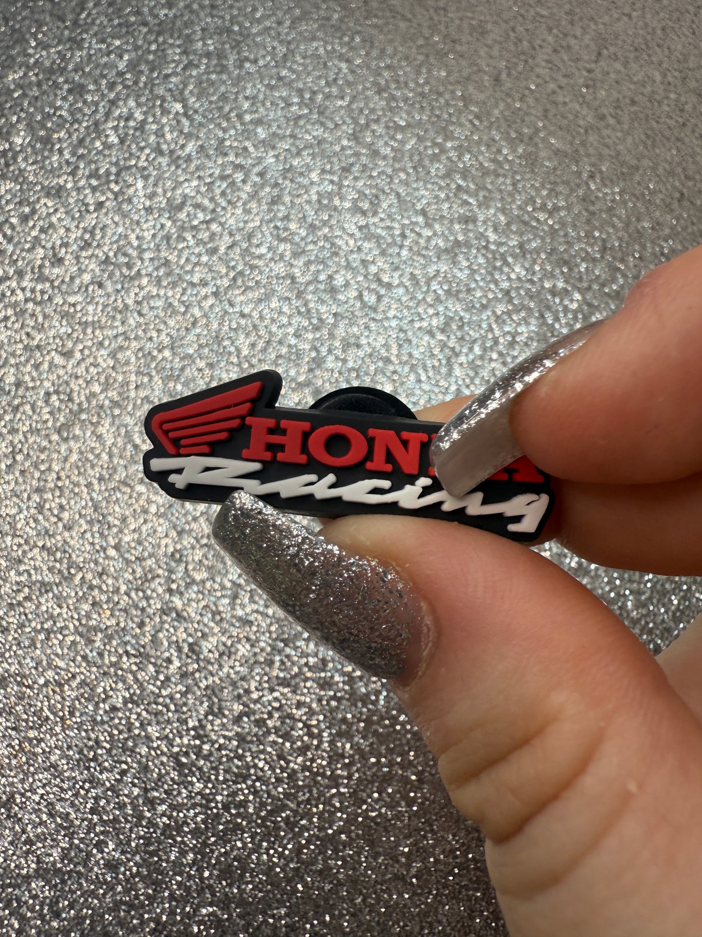 Car racing shoe charm collection