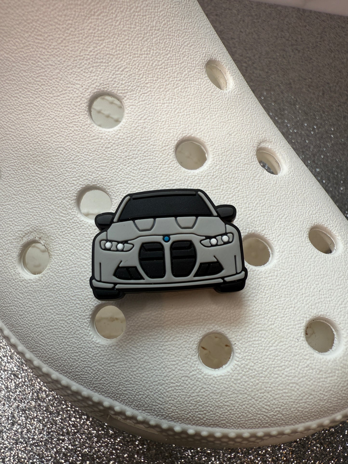 Car racing shoe charm collection
