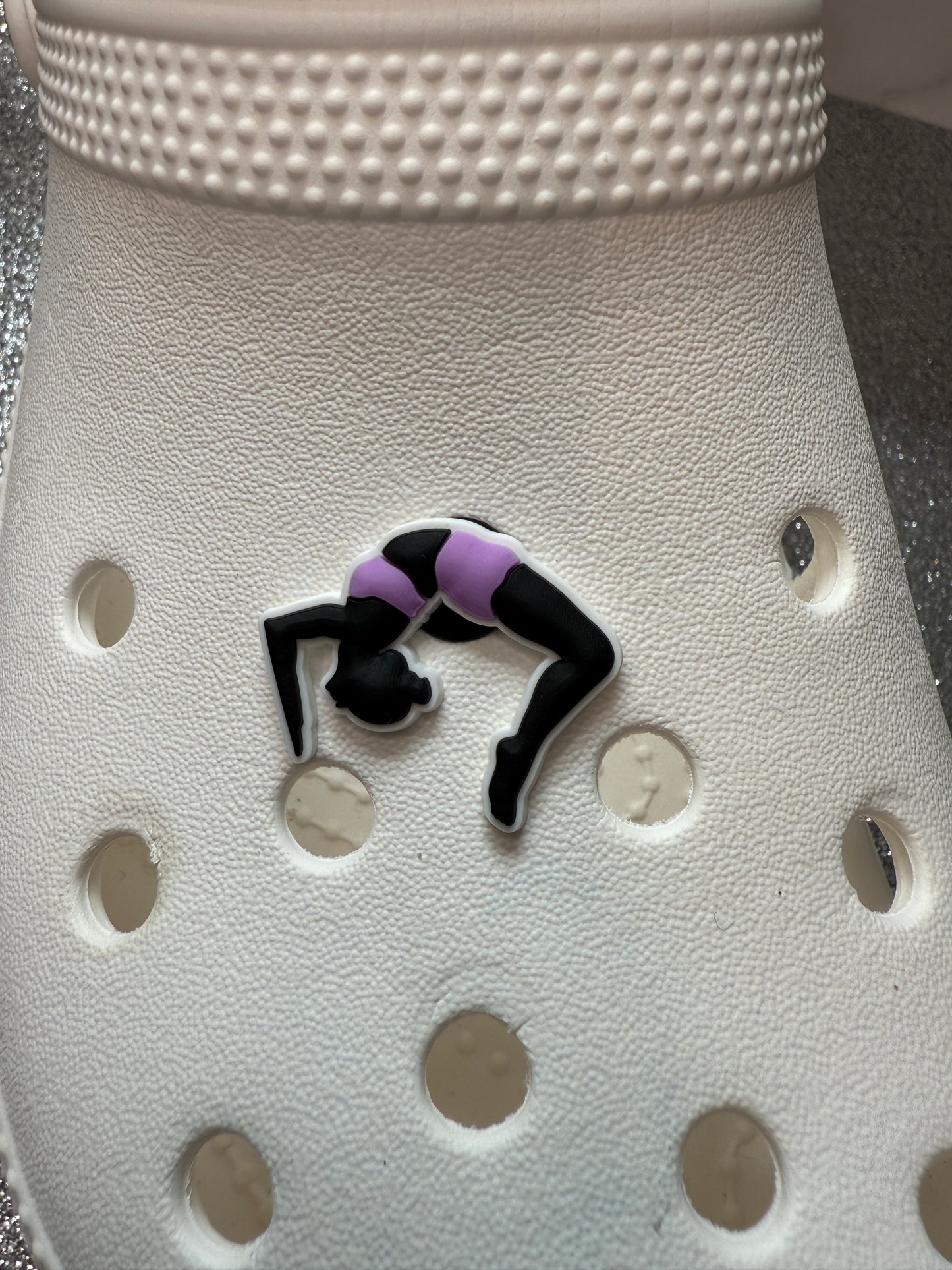 Yoga hobby shoe charm collection