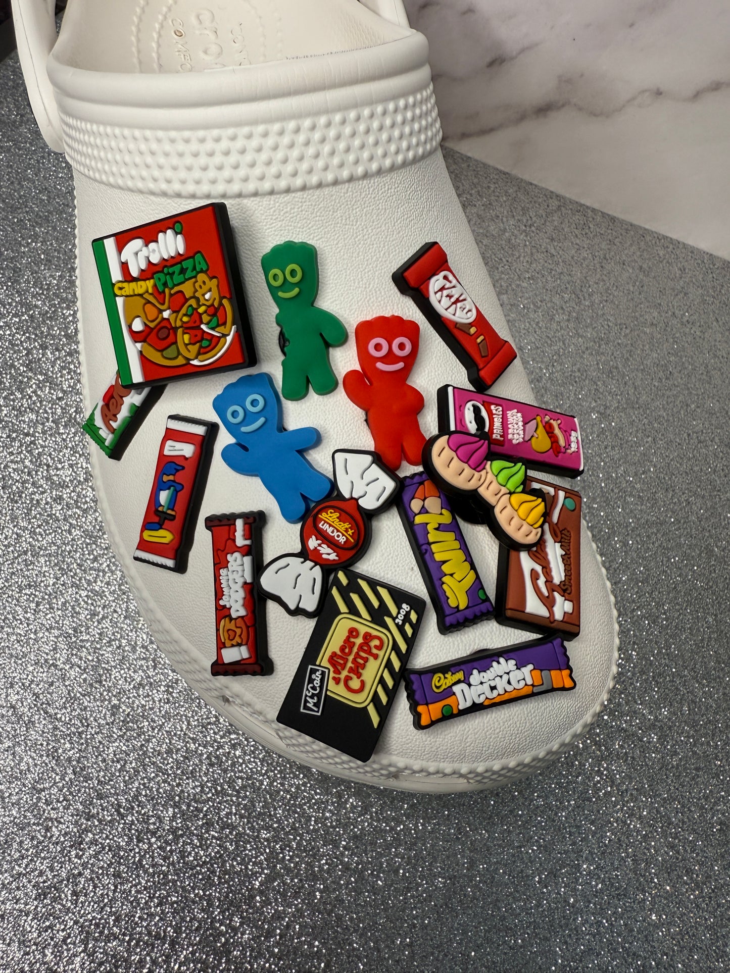 Sweets/Chocolate shoe charm collection