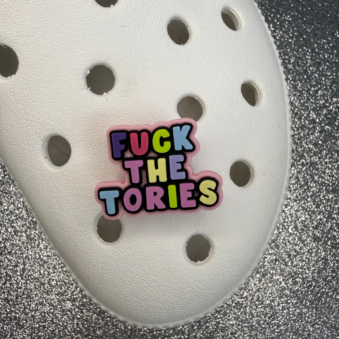 F the tories shoe charm