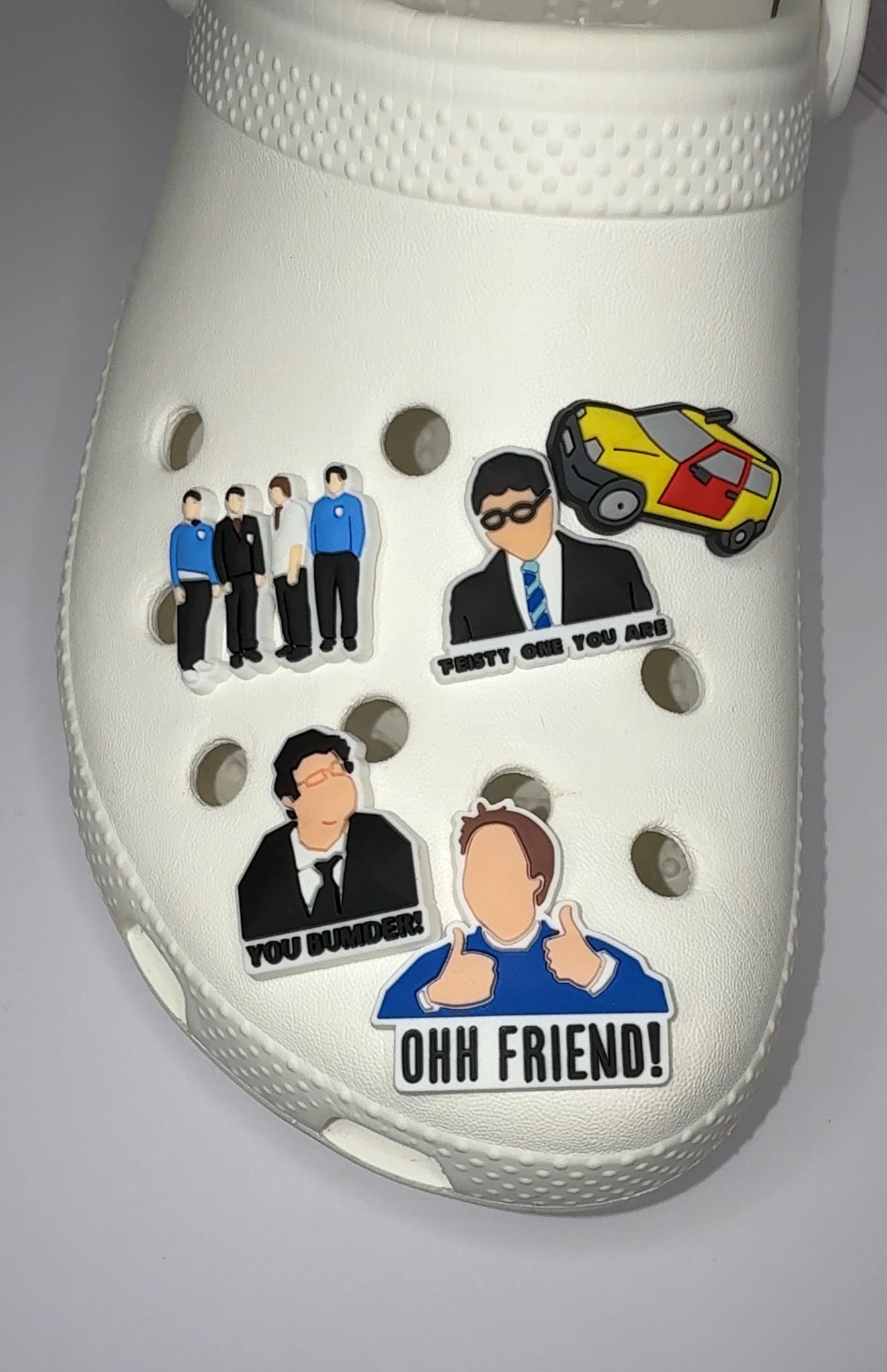 Inbetweeners shoe charm collection - Ohh friend, Will,