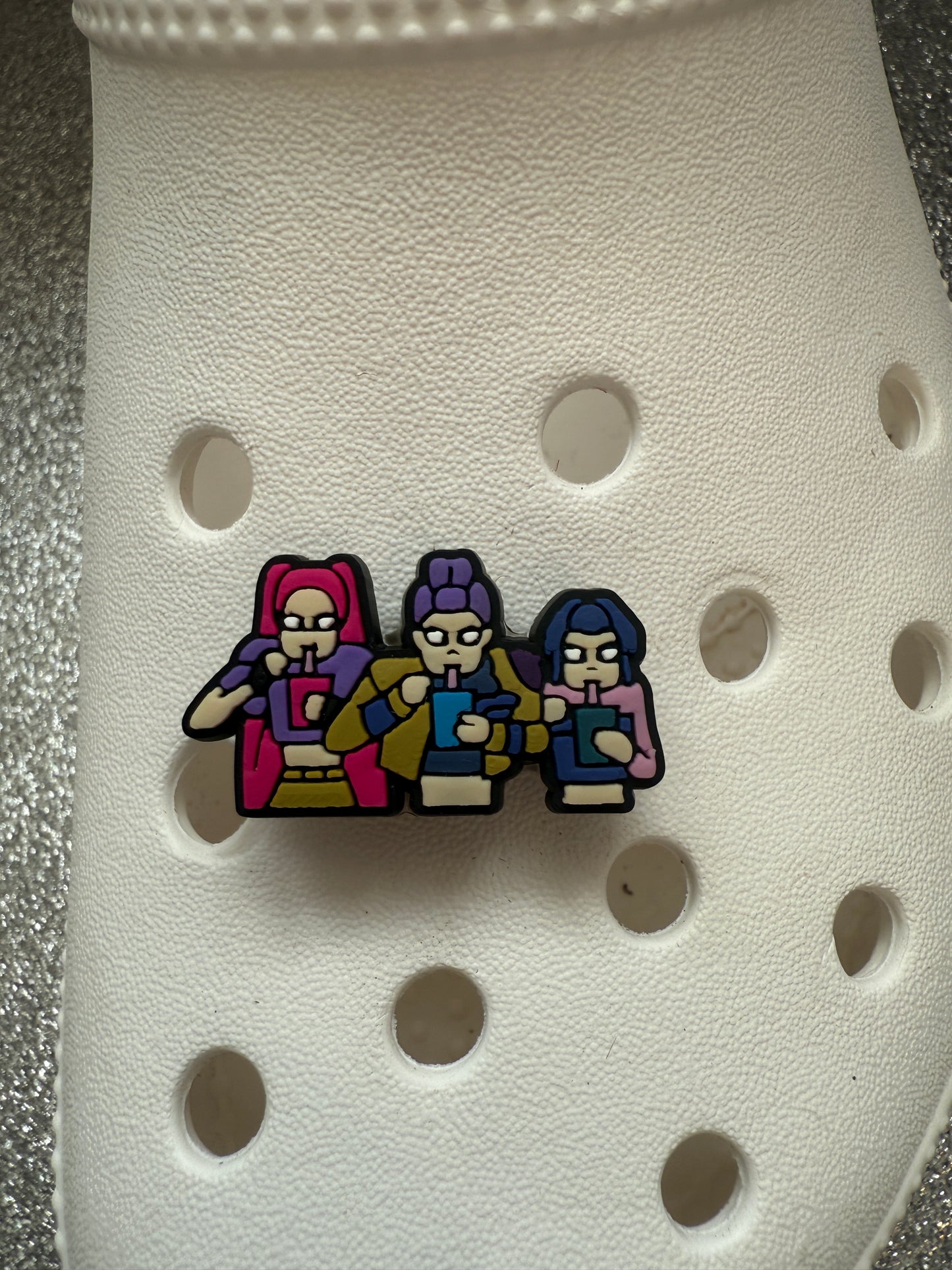 Resin&Plastic Kpop demon hunters shoe charm collection huntrx/saja boys