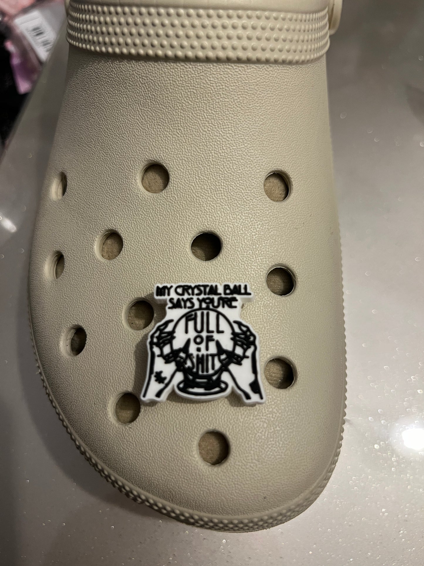 Funny quote shoe charm collection