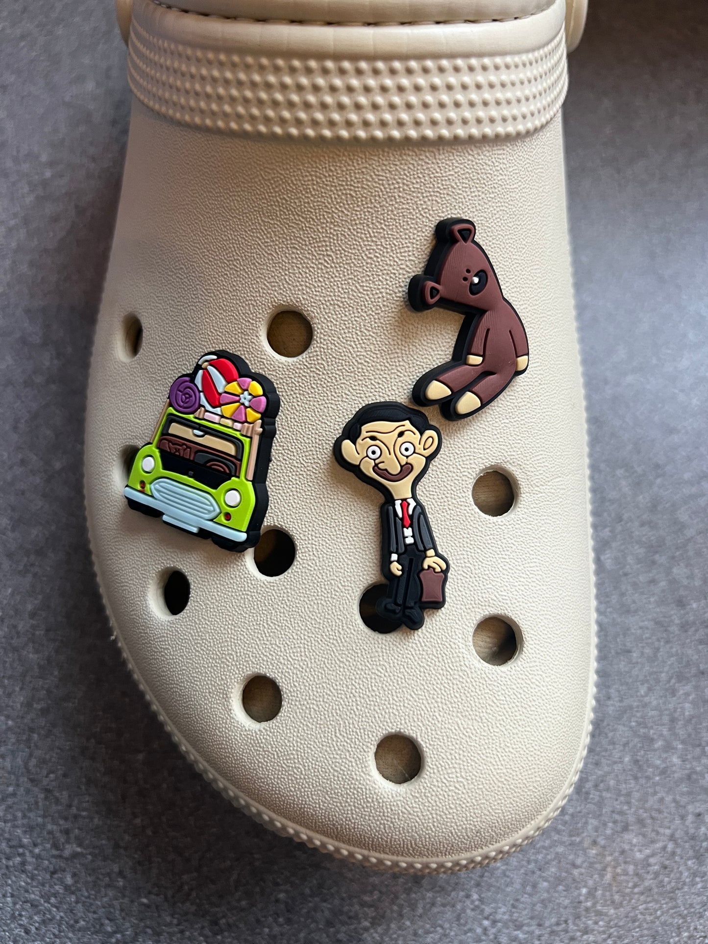 Mr Bean shoe charm collection