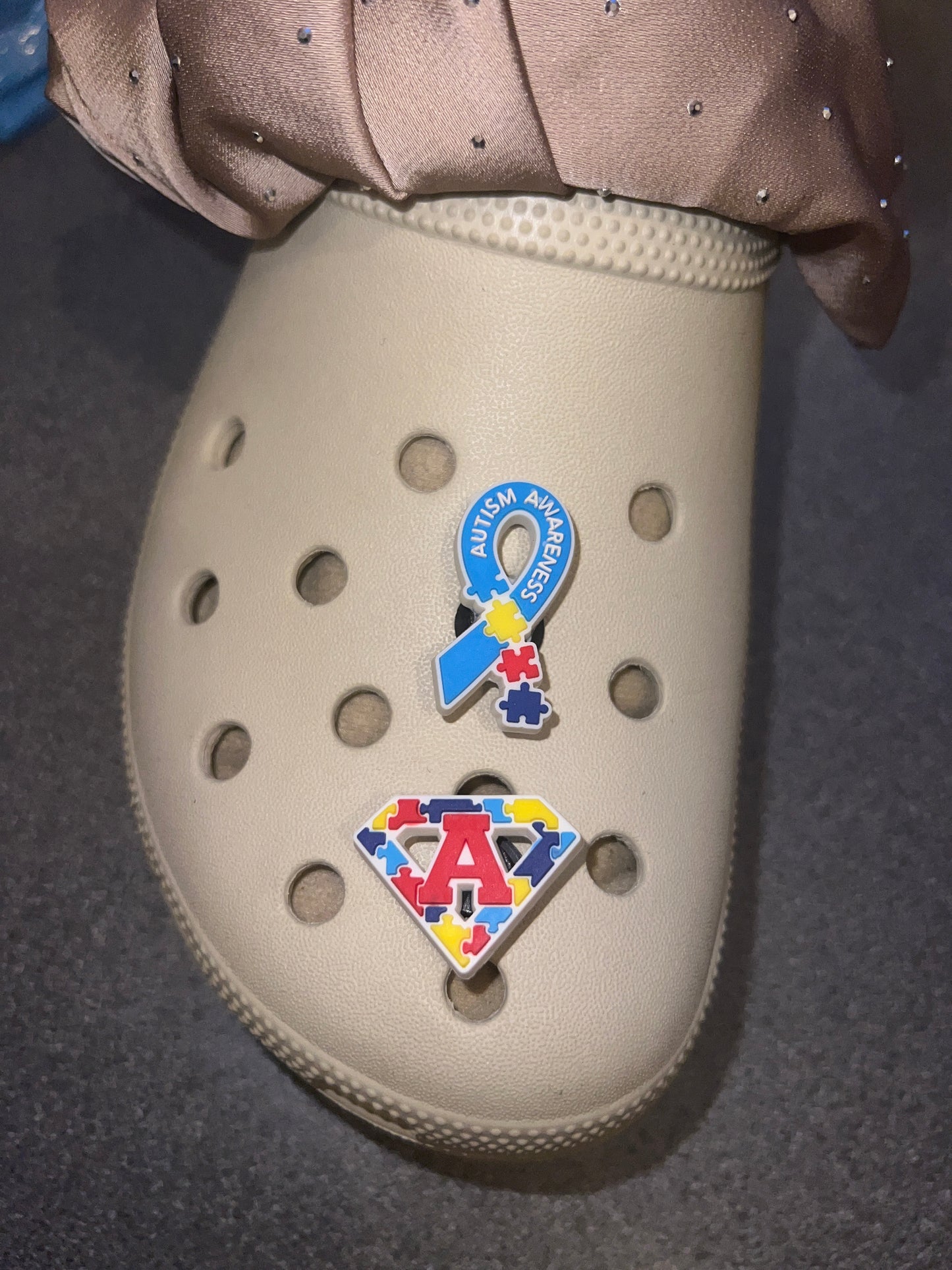 Autism awareness shoe charm collection