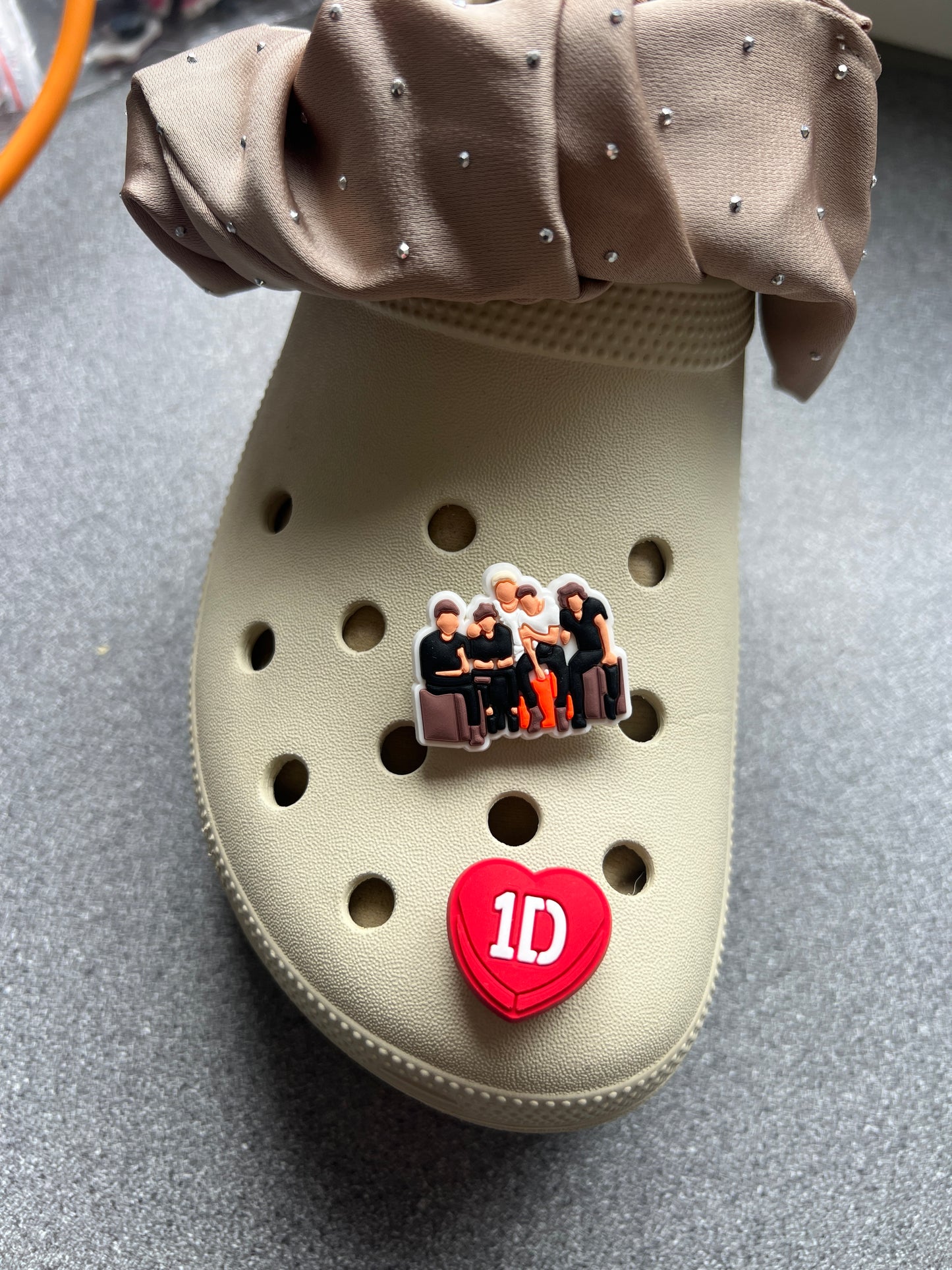 1D one direction shoe charm collection
