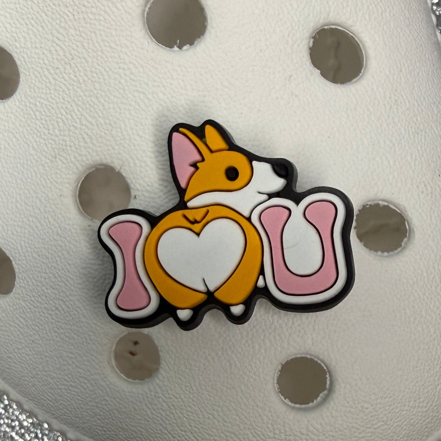 Corgi & being short funny shoe charm collection