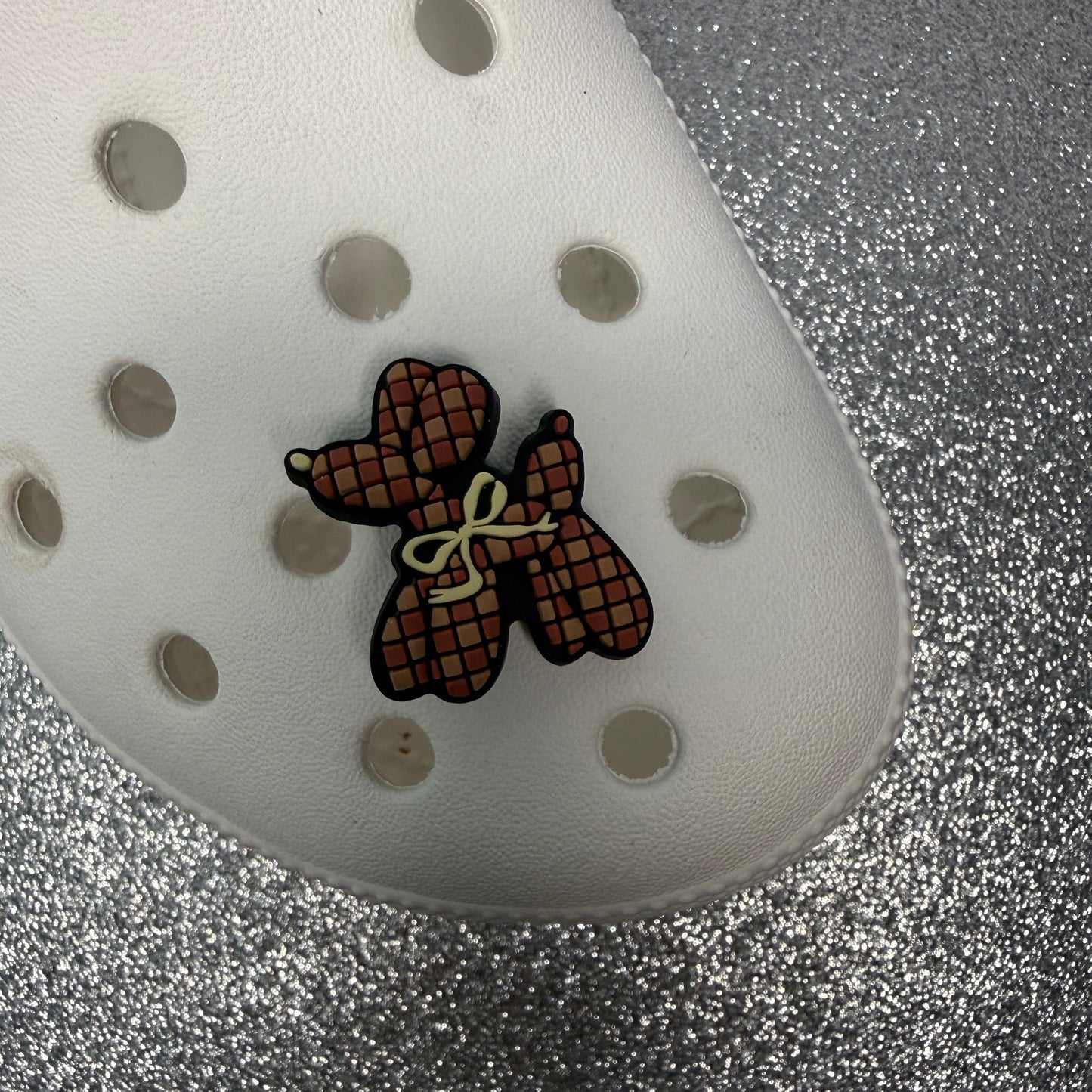 Cutesy balloon dog shoe charm collection