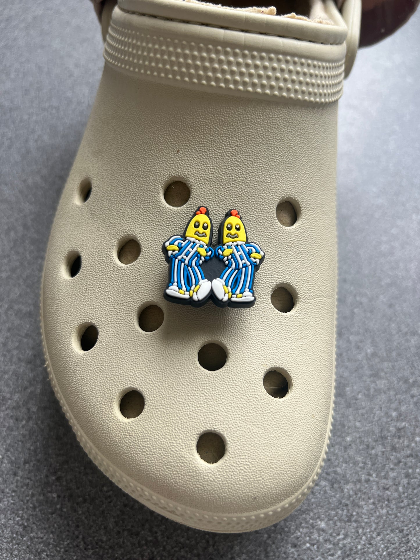 Banana's in pyjam4s shoe charm