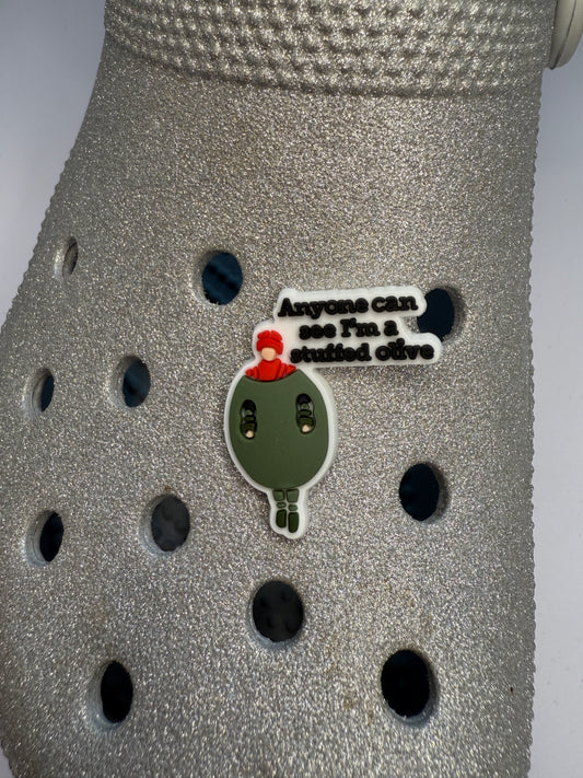 Angus thongs and perfect snogging shoe charm - anybody can see I'm a stuffed olive
