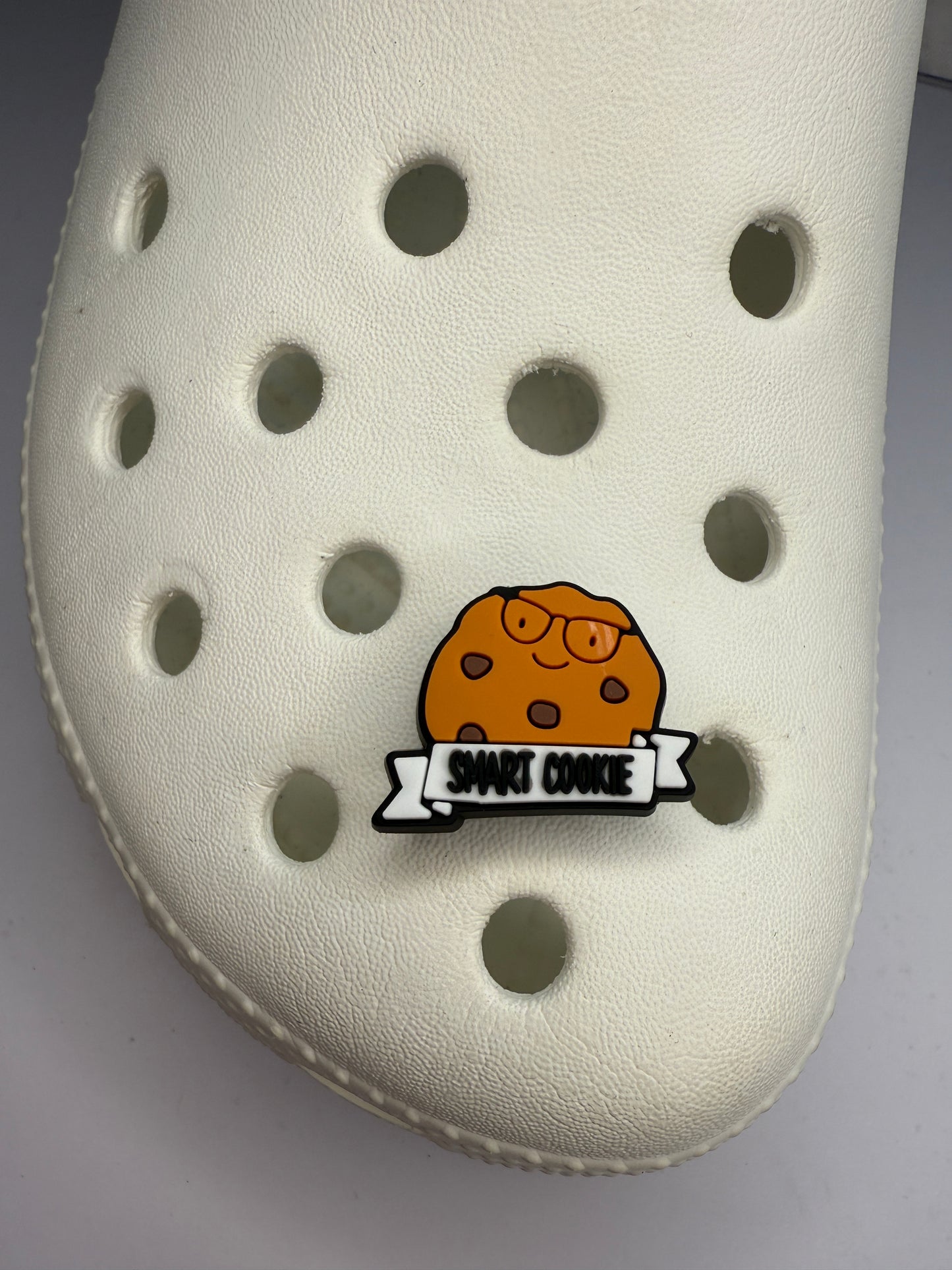 Smart cookie shoe charm