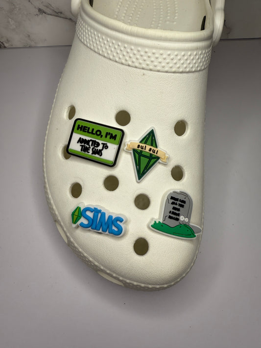 Sims shoe charm collection - gaming 'Sul sul'