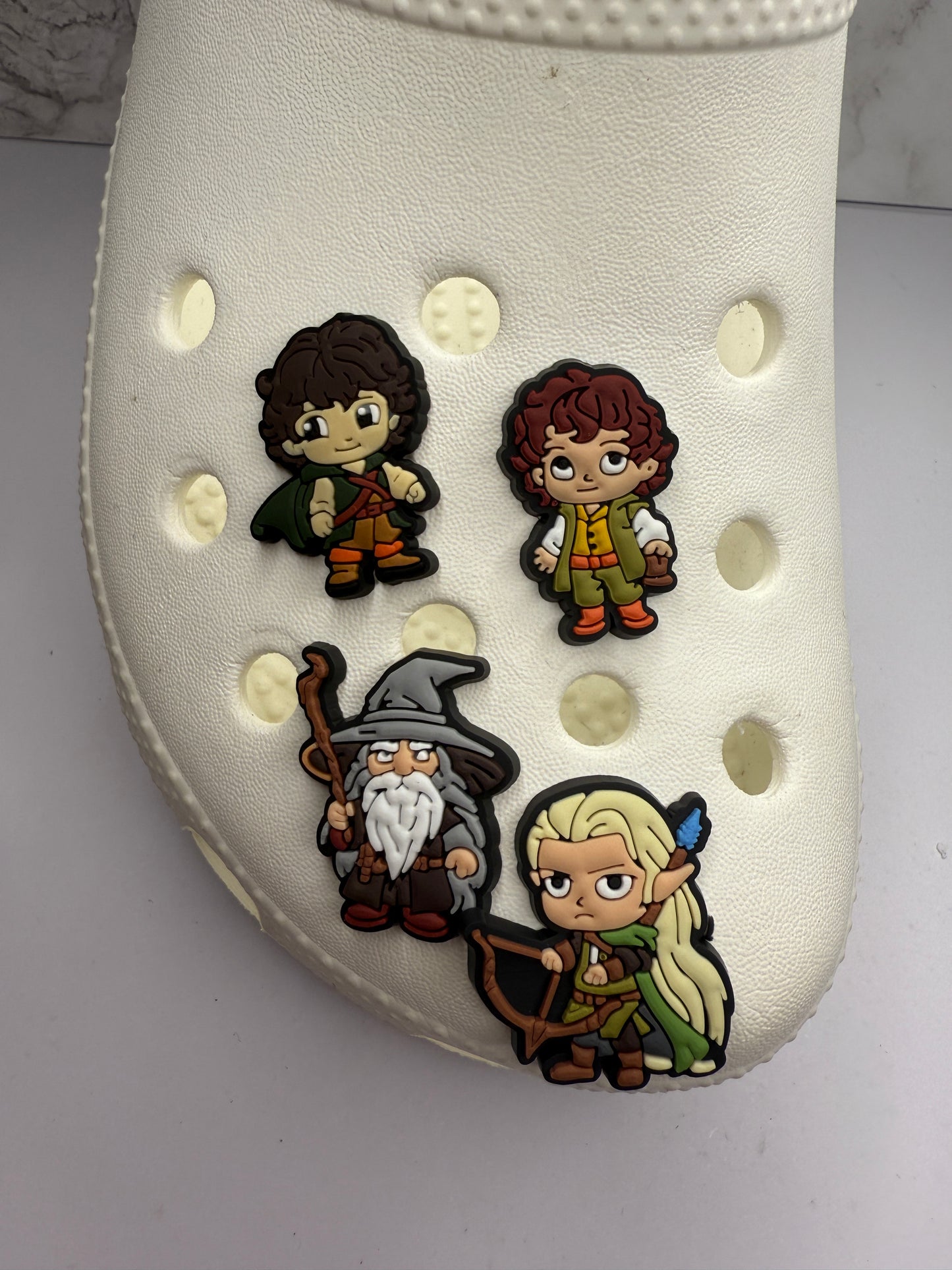 Lord of ringş shoe charm collection