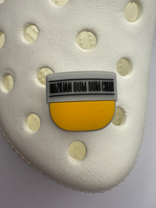 Bum cream shoe charm