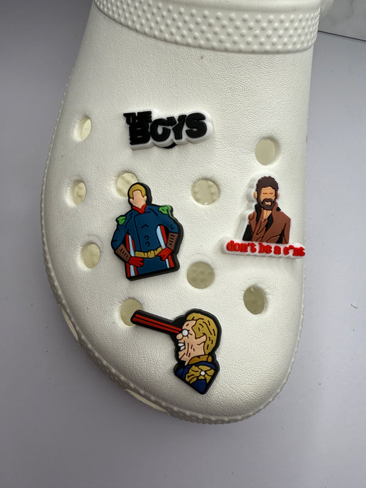 The boys shoe charm collection - tv show. Homelander - billy butcher