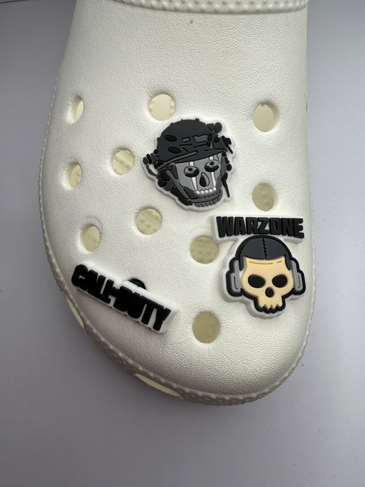 COD shoe charm collection - WarZ, ghosts, gaming