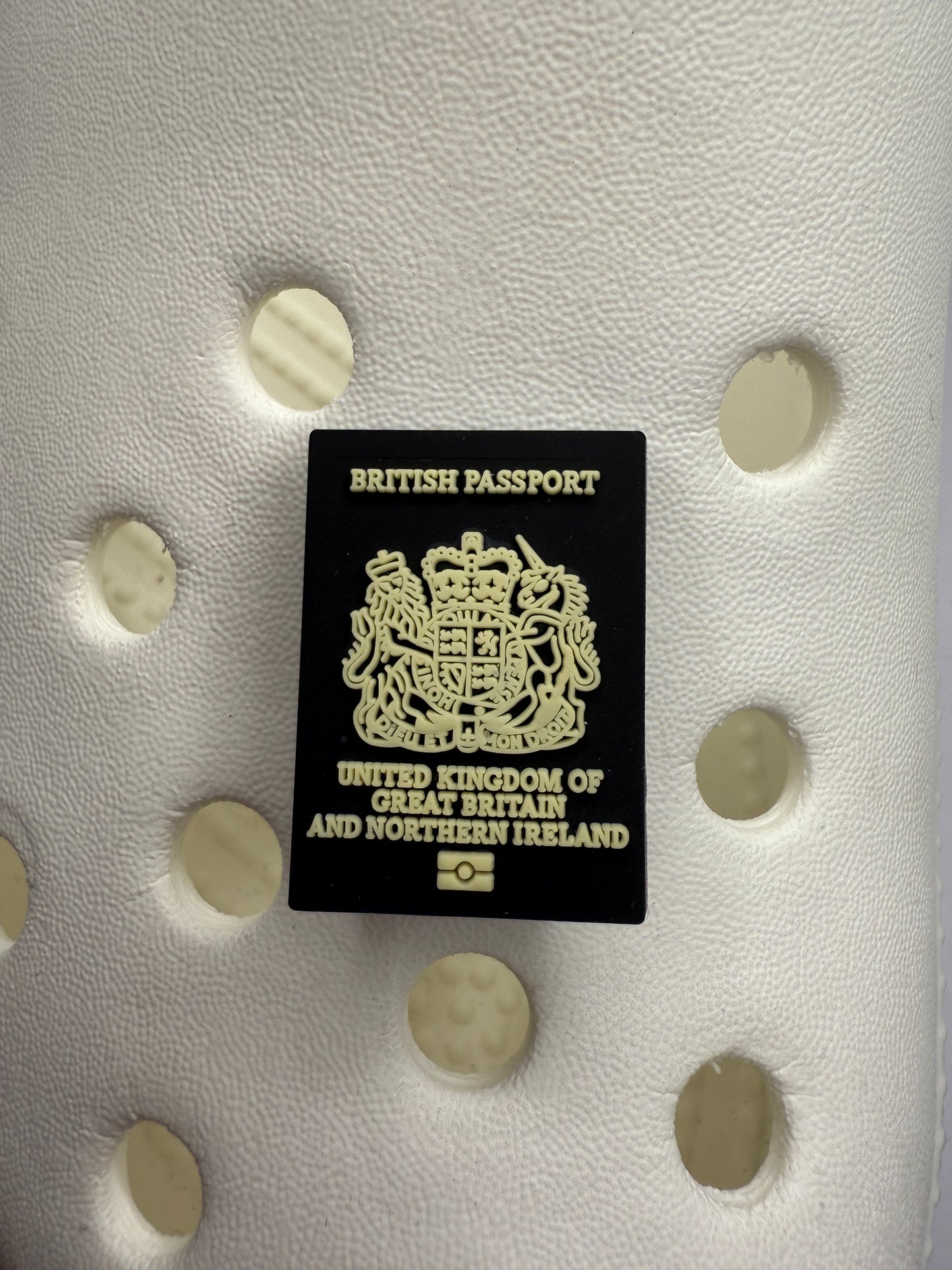 Passport shoe charm collection - UK Australia and USA. Travel/Holiday/Vacation