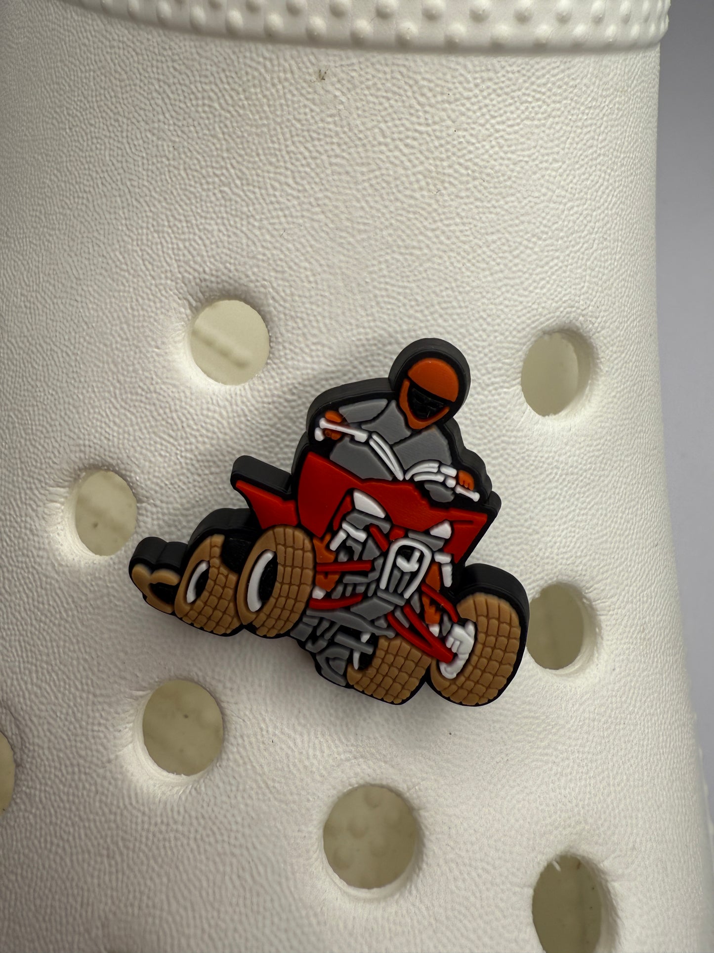 Quad biking shoe charm collection
