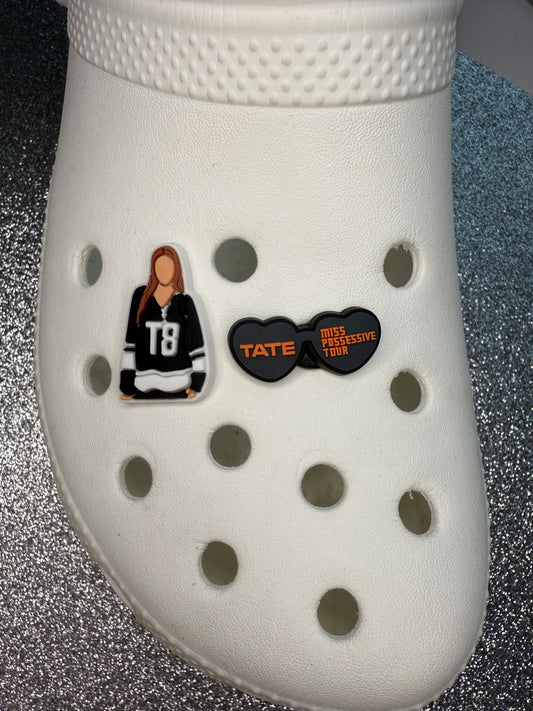 T8 Tate McRae shoe charms - miss possessive tour