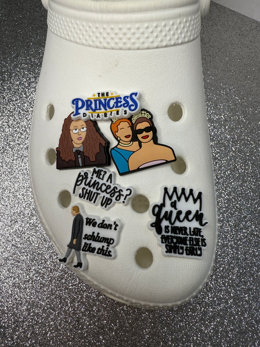 The princess diaries shoe charm collection
