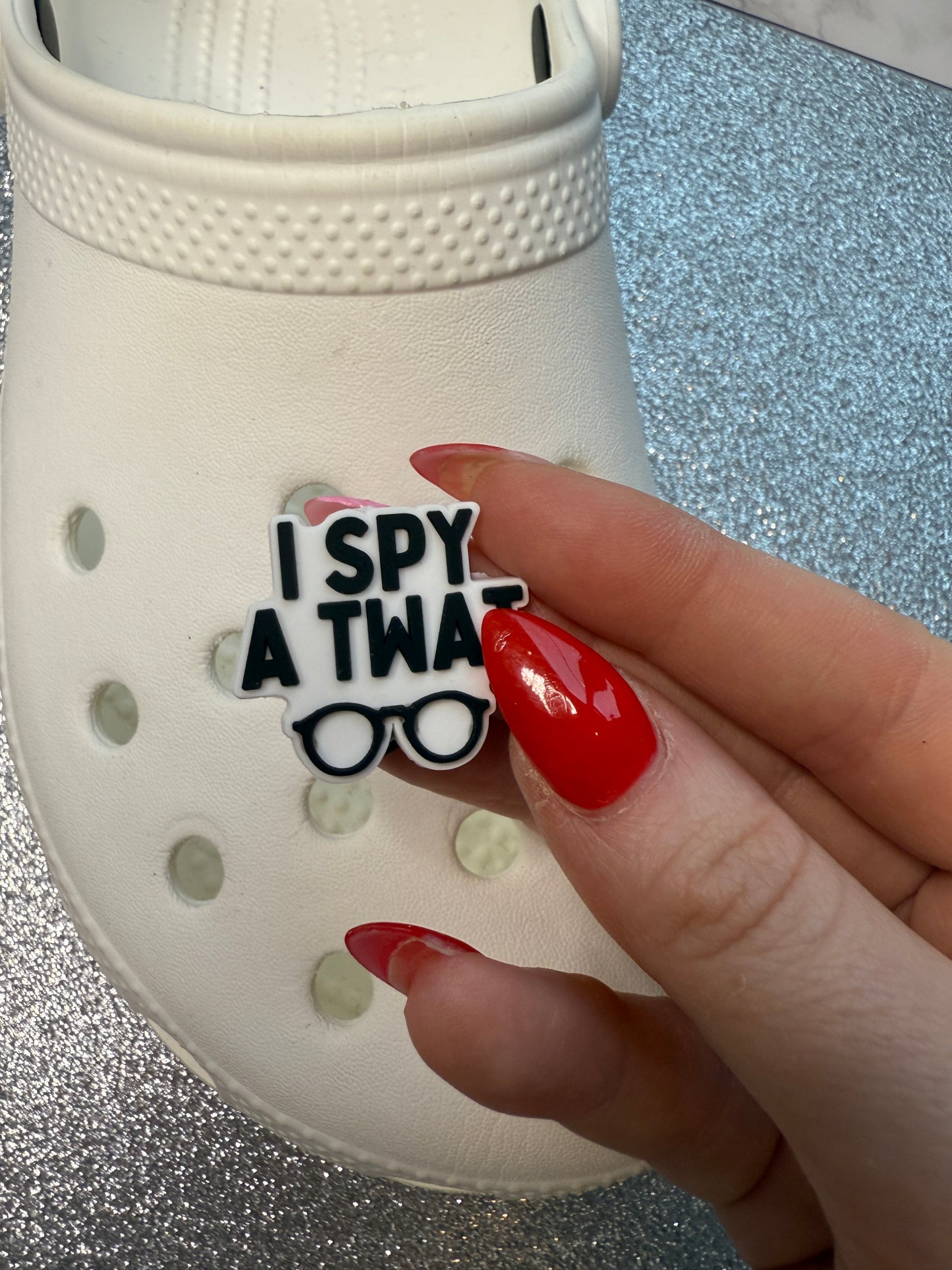 I spy a twa... shoe charm