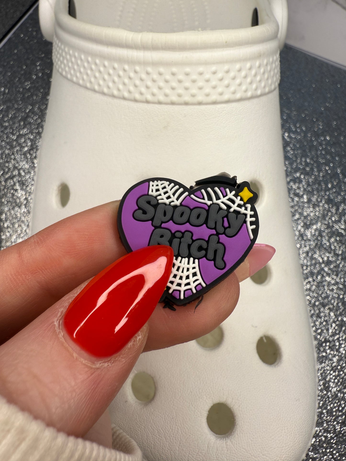 Spooky Bic shoe charm