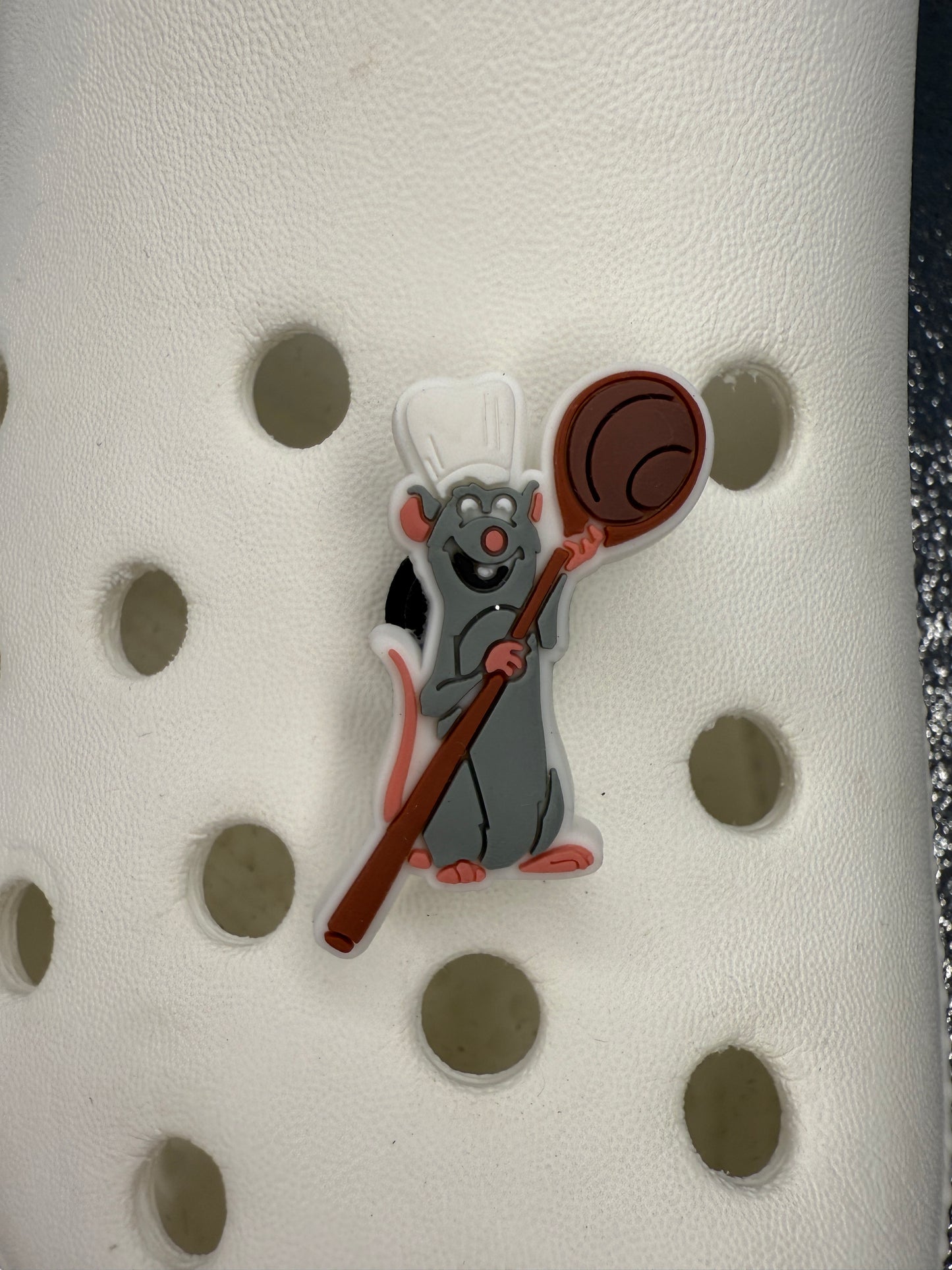 Cartoon rat chef movie shoe charm bundle