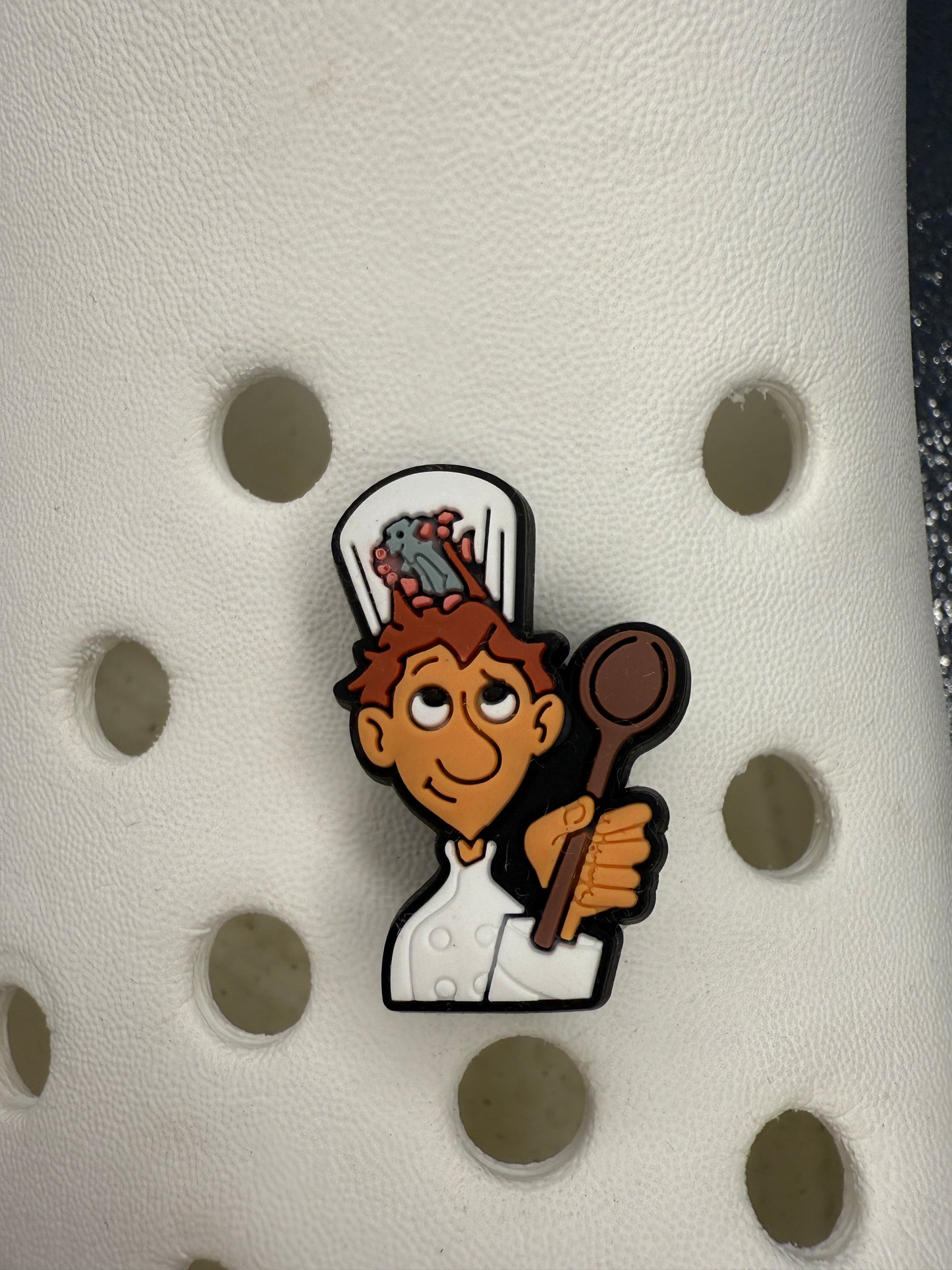 Cartoon rat chef movie shoe charm bundle