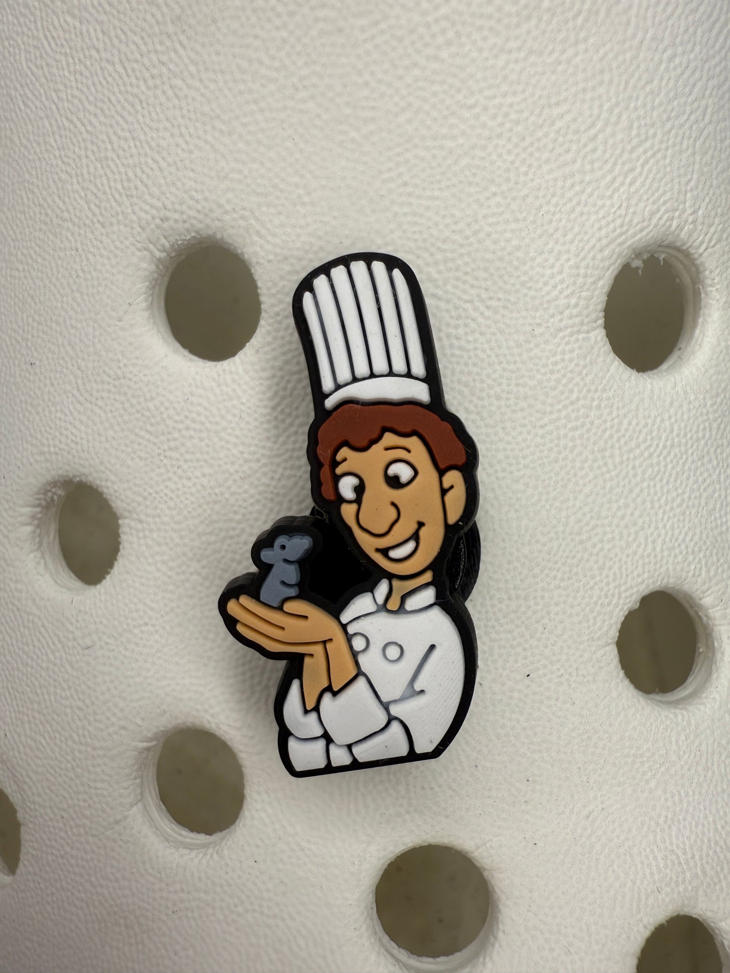 Cartoon rat chef movie shoe charm bundle
