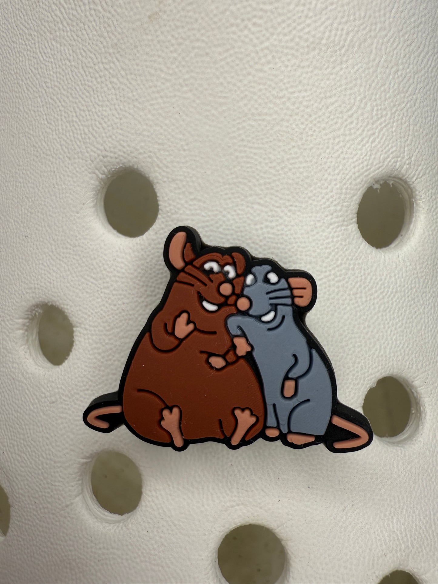 Cartoon rat chef movie shoe charm bundle