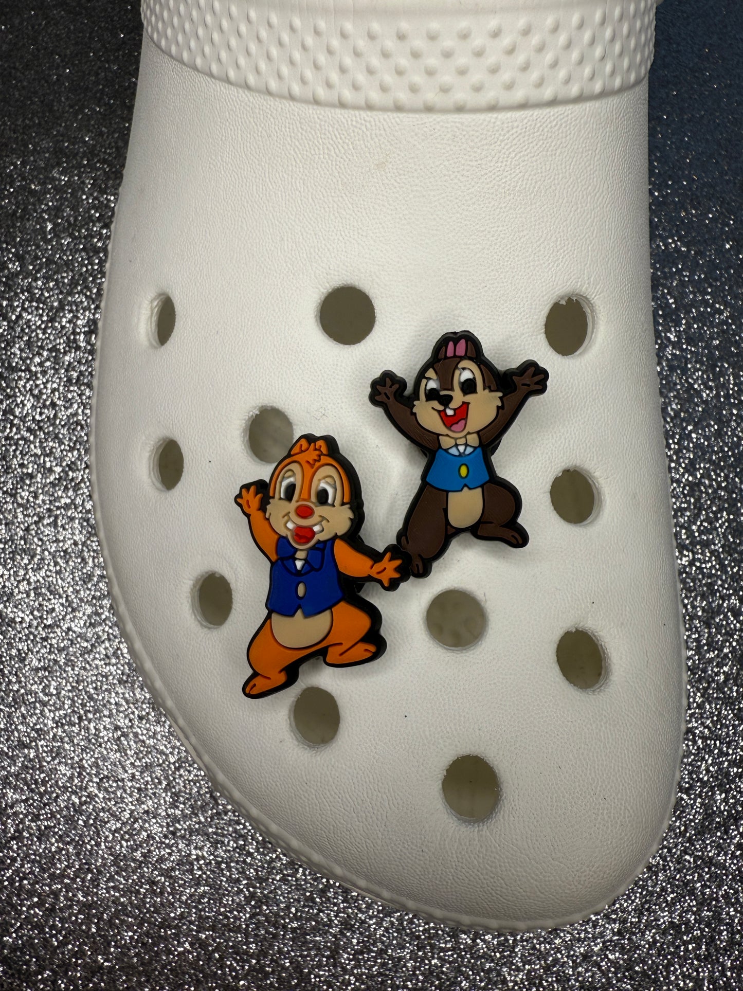 x2 Chip n Dalé chipmunk shoe charm BUNDLE