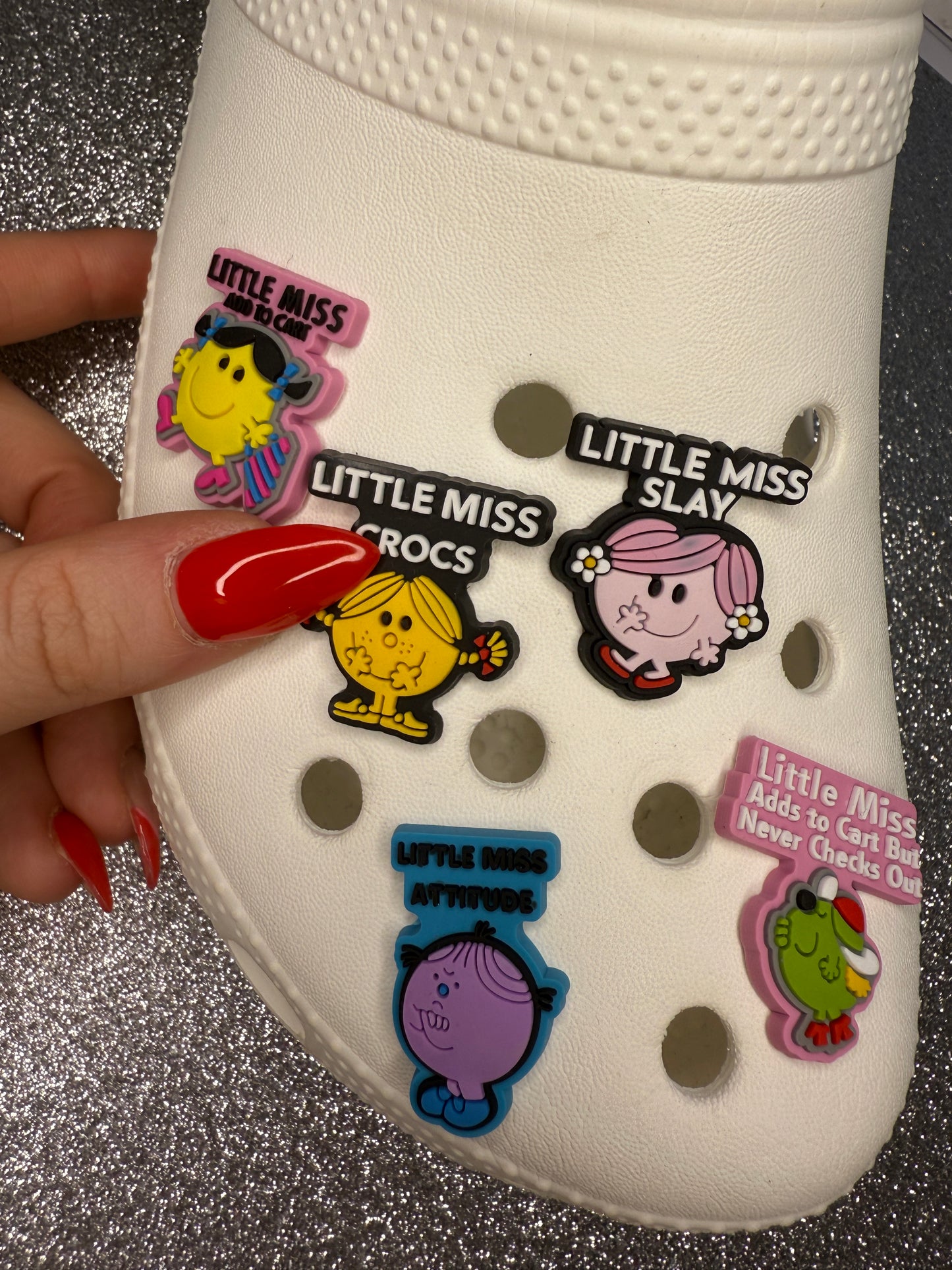 Lil miss shoe charm collection
