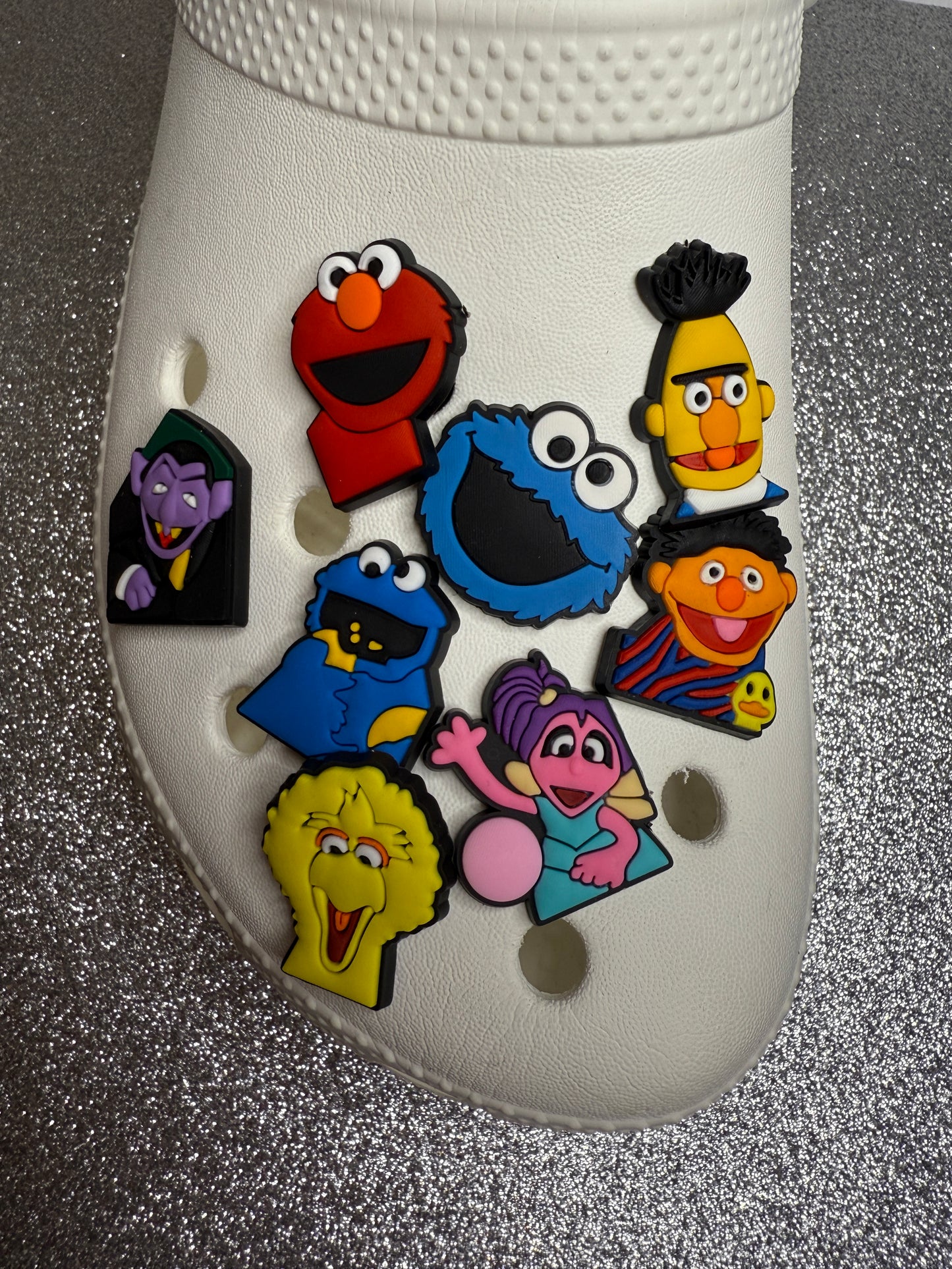 Sesame streeț shoe charm collection - muppețs