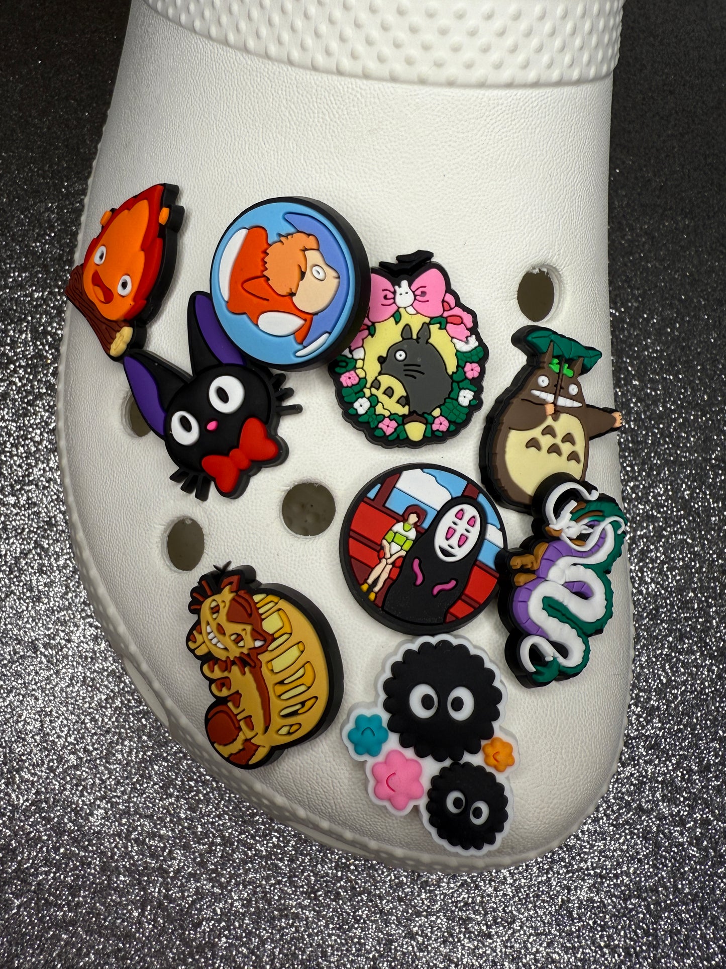 Studio Ghiblì shoe charm collection - totoro, ponyo, Kiki