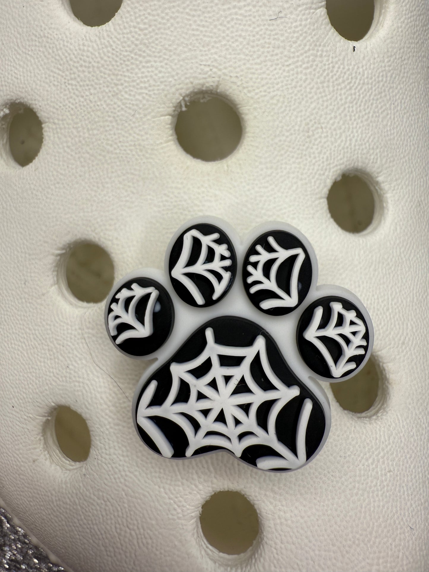 Pattern paw print shoe charms - dogs, adopt don't shop, dog mum