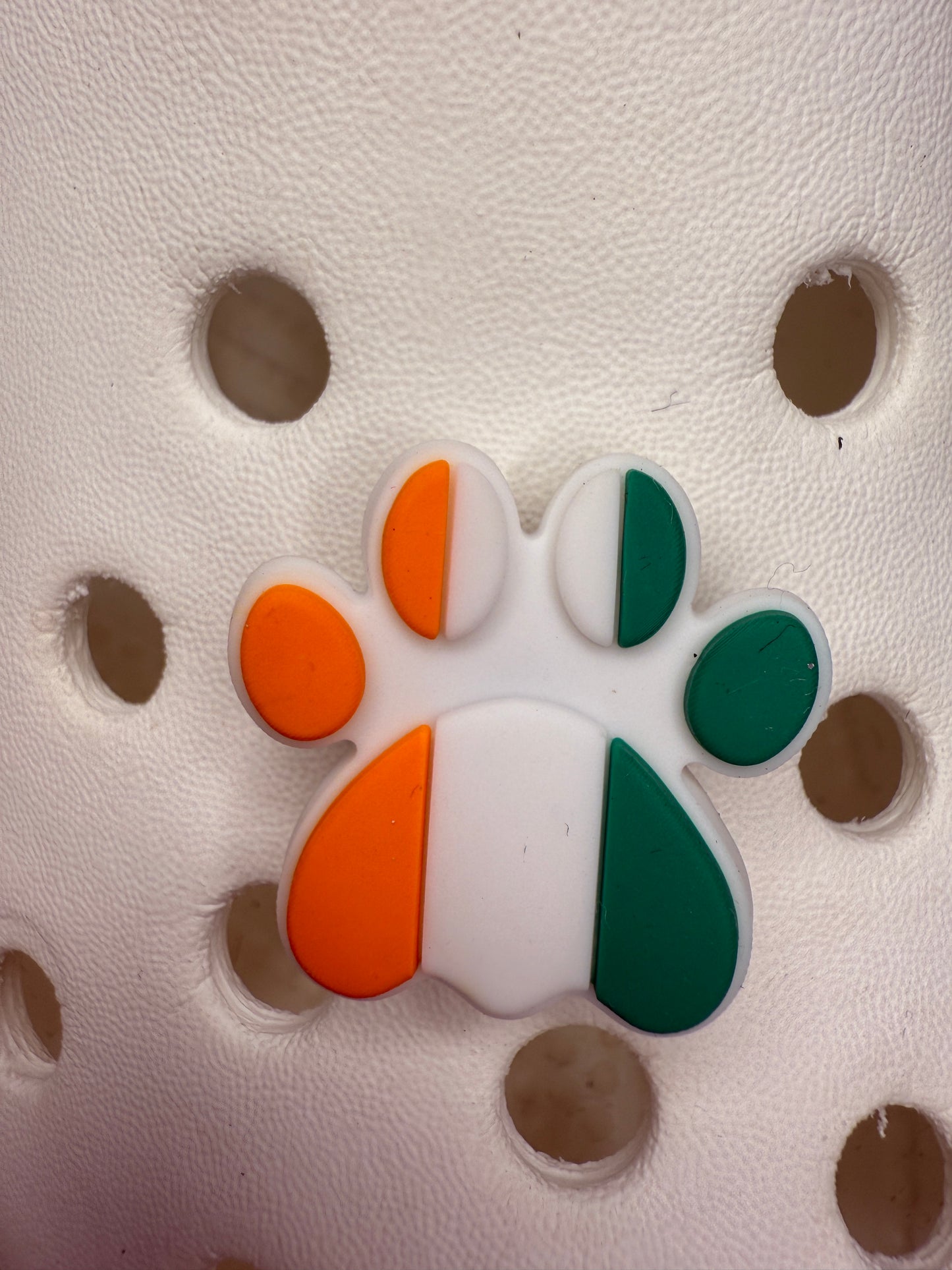 Pattern paw print shoe charms - dogs, adopt don't shop, dog mum