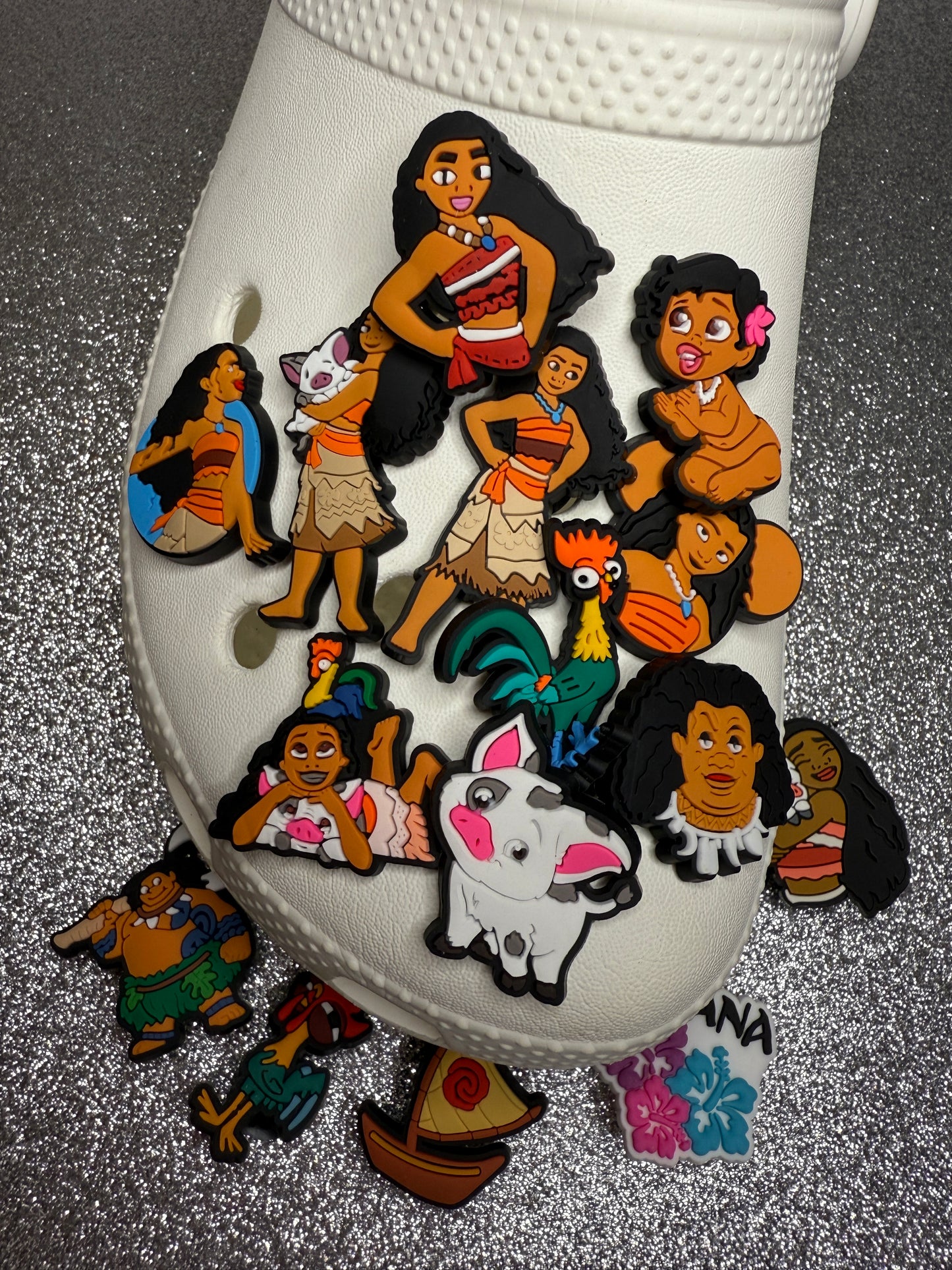 Princess of the sea Maui shoe charm collection - moanà