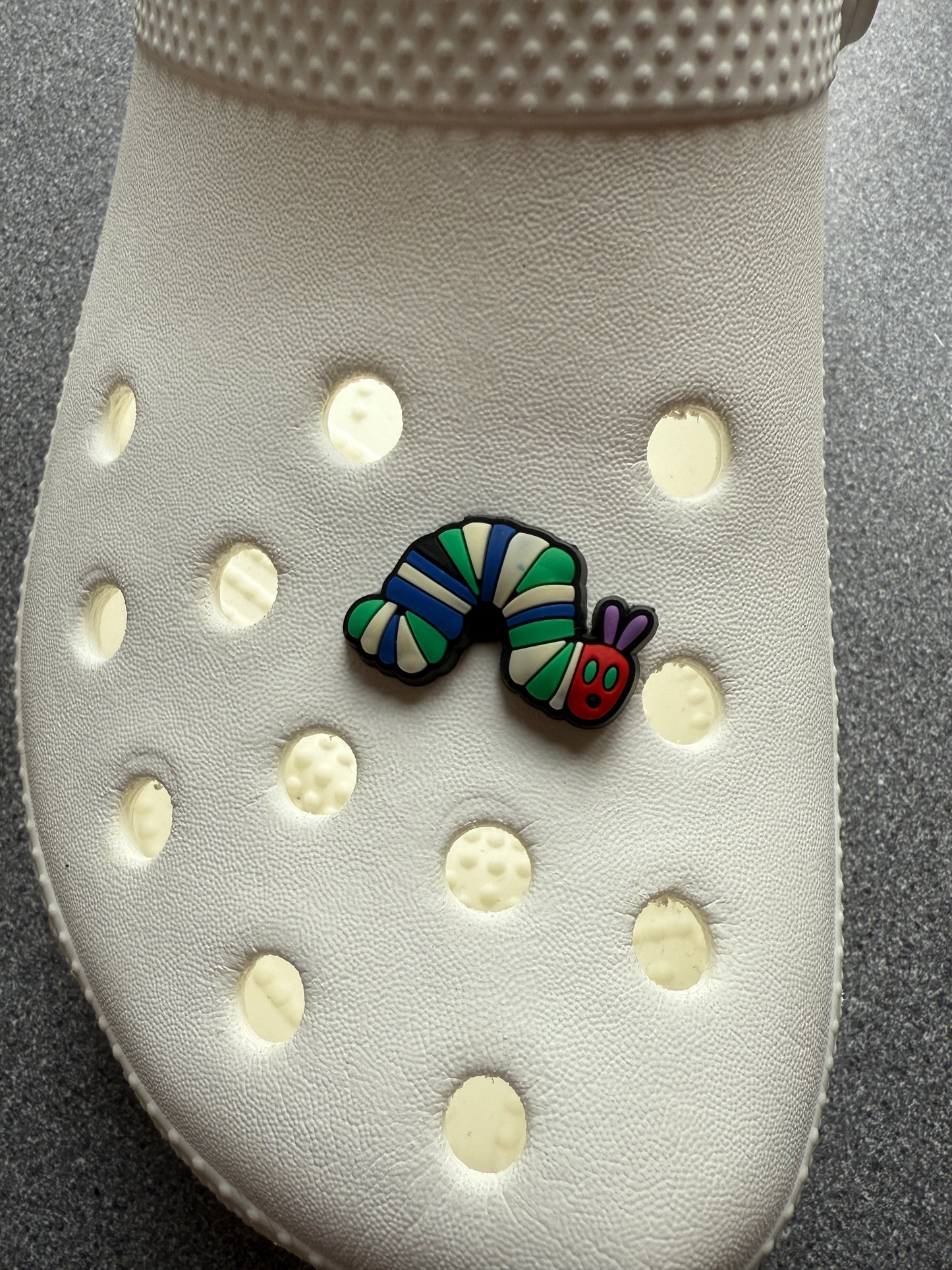 The hungry caterpillar shoe charm