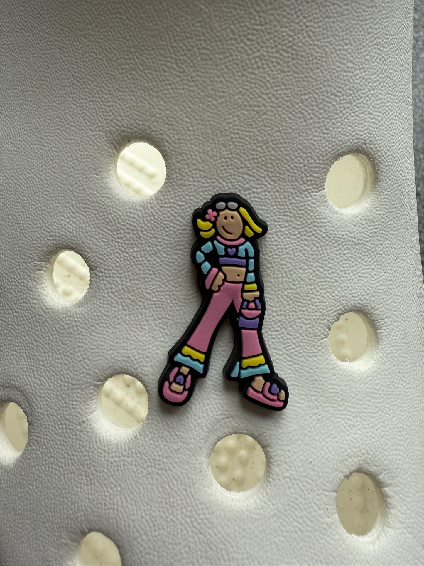 Groovy chick shoe charm collection