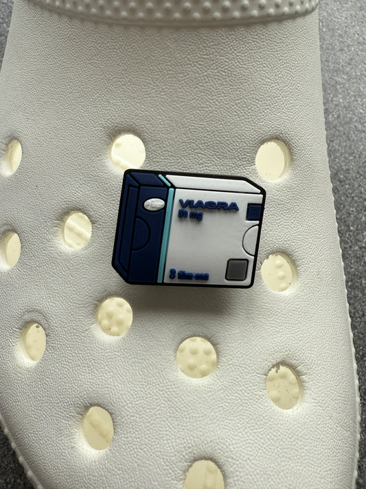 Viagra funny shoe charm