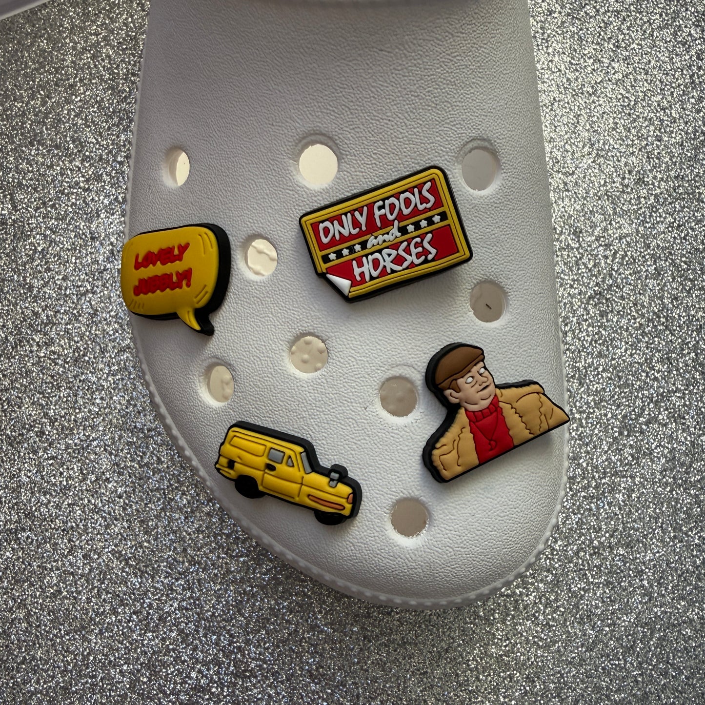 x4 Only fools and horses shoe charm bundle