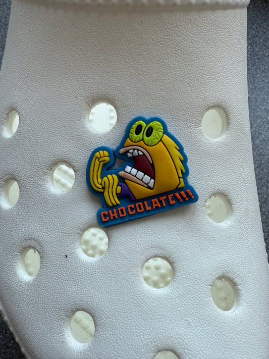 CHOCOLATE !!! meme shoe charm