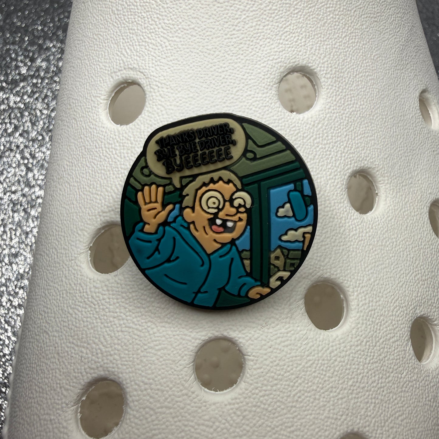 Thank you bus driver byeeee meme shoe charm - restock next week