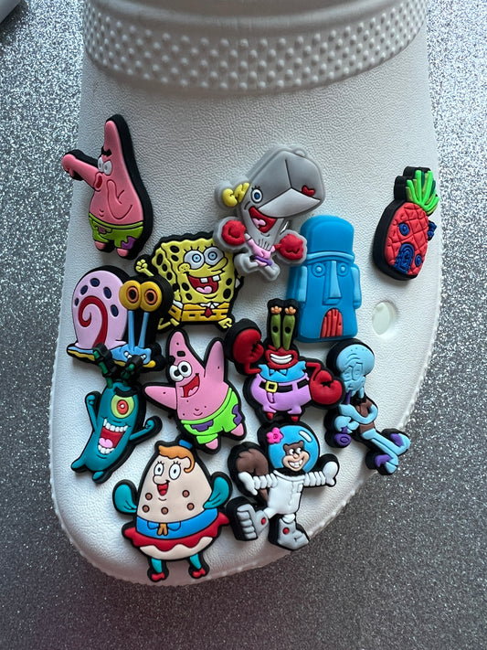 Spongèdude shoe charm - under the sea FULL collection