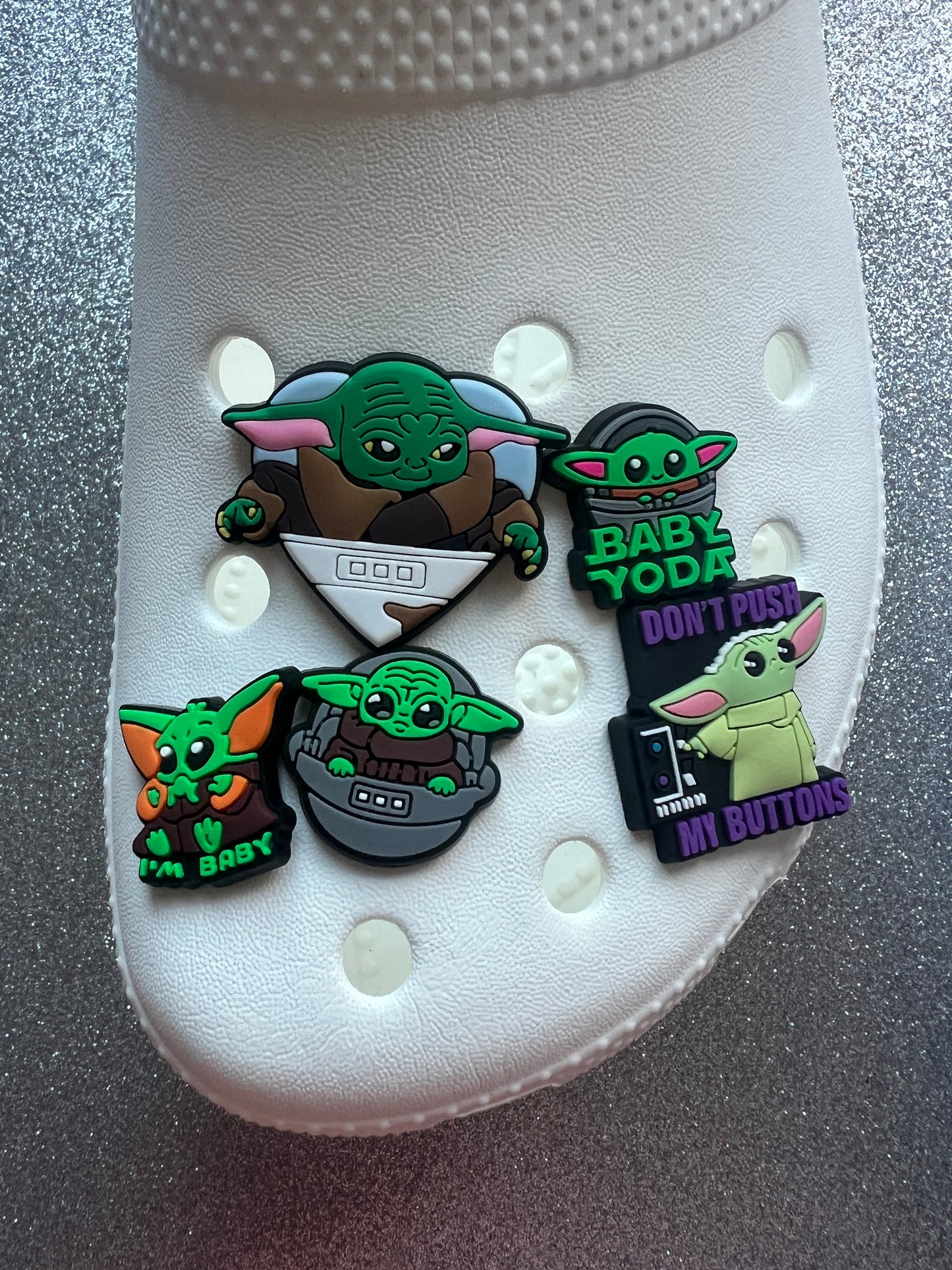 Baby alien shoe charm collection