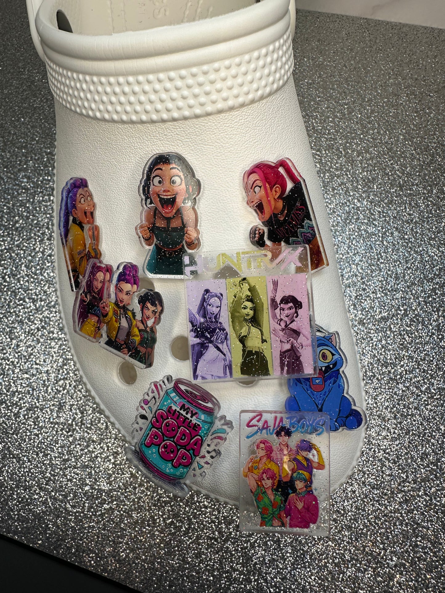 Resin&Plastic Kpop demon hunters shoe charm collection huntrx/saja boys