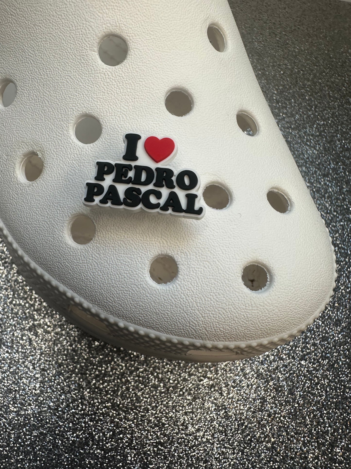 Pedro Pascal shoe charm collection